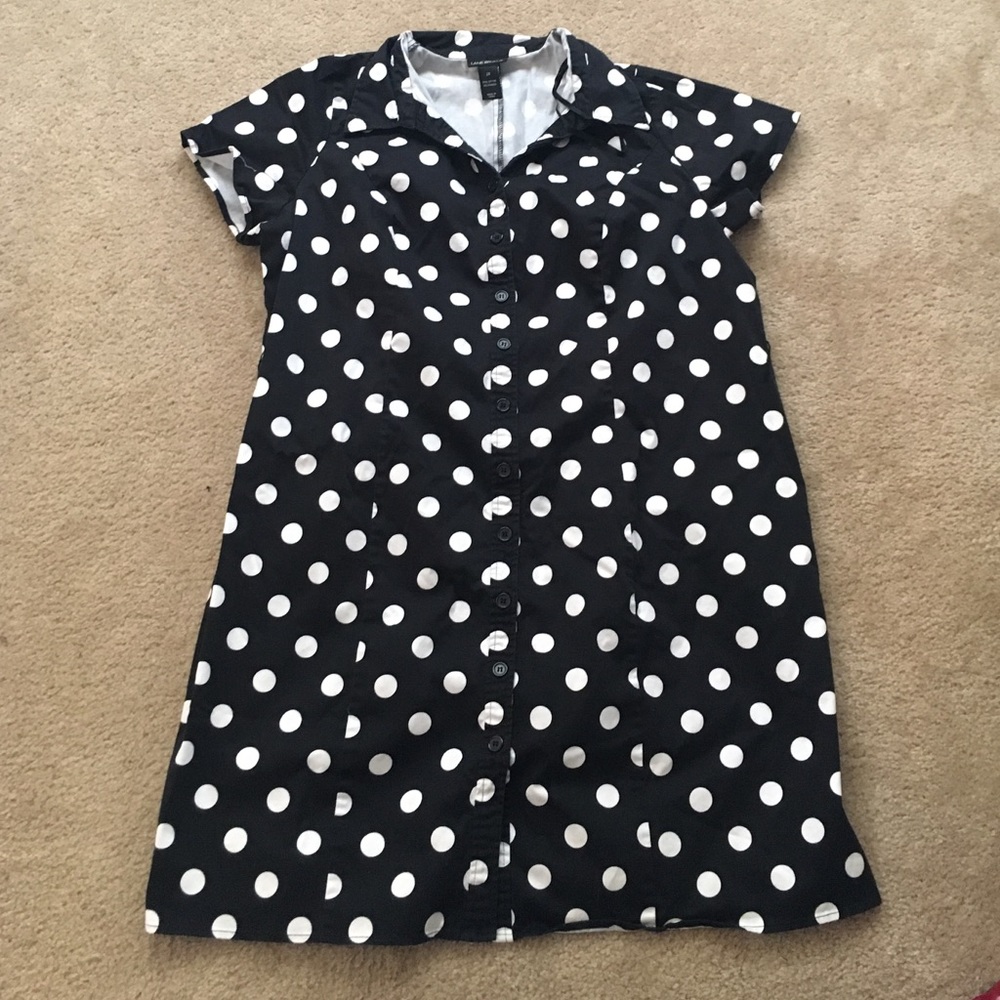 LANE BRYANT POLKA DOT DRESS